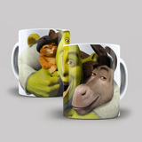 Burro de shrek filme travesseiro caso impresso casa macio diy capa de  almofada burro shrek meme engraçado ogre fiona filme verde pântano