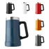 Caneca Térmica Parede Dupla Inox A Vacuo 700ml Cerveja Chopp Cor Laranja