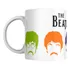 Caneca The Beatles  Música Rock Exclusiva Rostos John Lennon