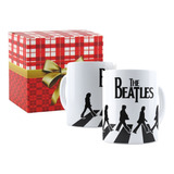 Caneca The Beatles Personalizada 325ml Porcelana + Caixa