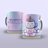 Caneca Unicornio Indiscreto Muita