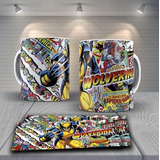 Caneca Wolverine Universo Marvel Revistas - Porcelana 325ml