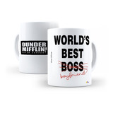 Caneca World Best Boss Boyfriend The Office Dunder Mifflin