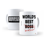 Caneca World Best Boss Brother The Office Dunder Mifflin