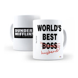 Caneca World Best Boss Husband The Office Dunder Mifflin