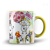 Caneca Xicara Color Flork