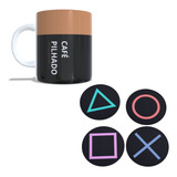Caneca Xicara Porcelana Cafe