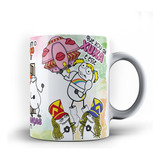 Caneca Xicara Porcelana Flork