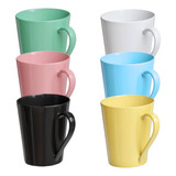 Canecas Tulipa Colorida Cafe