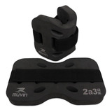 Caneleira Hidroginástica 2kg A 3kg Cnh 200 Preto Muvin