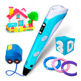 Caneta 3d Led Com