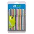 Caneta Bpx   10 Unidades   Cis Coloridas Cor Da Tinta 10 Cores