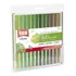 Caneta Brush Ponta Dupla Tris Botânica 12 Cores