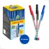 Caneta Compactor 0 7 Azul   Cx C  50 Exterior Transparente