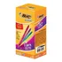 Caneta Cristal Fashion Cores Vivas Bic Cx C/ 25 Unidades
