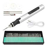 Caneta De Gravura De Metal, Caneta De Gravura 3 Velocidades Máquina Ferramenta Para Gravar Kit Para Gravar Em Vidro Caneta Para Gravar Carregamento Sem Fio Para Corte Moagem Letras Perfuração