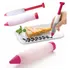 Caneta Decoradora Alimentos Confeitaria Em Silicone 4 Bicos