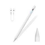 Caneta Digital Pencil Stylus Compatível Com Ipad Apple Android Xiaomi Alta Precisão Palm Rejection Ponta Para Desenho E Escrita Natural Branca 1.0mm Sensibilidade Na Inclinação – Volt3m