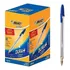 Caneta Esferográfica Bic Cristal Azul - Caixa 50 Unidades Exterior Transparente