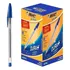 Caneta Esferográfica Bic Cristal Média 50 Unidades Cor Da Tinta Azul Cor Do Exterior Azul