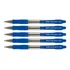 Caneta Esferográfica Pilot Super Grip Retrátil 1.0 Média C/5 Cor Da Tinta Azul Cor Do Exterior Transparente