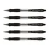Caneta Esferográfica Pilot Super Grip Rt 1.0 Preta Kit C/5un Cor Da Tinta Preto Cor Do Exterior Transparente