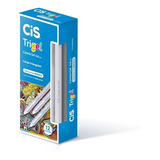 Caneta Gel Cis Trigel Branca Caixa C  12 Marcar Sombrancelha Cor Do Exterior Branco