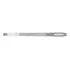 Caneta Gel Uni-ball Noble Metal Metalica 0.8 Um-120nm Cores Cor Do Exterior Cristal Cor Da Tinta Prata