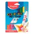 Caneta Hidrográfica Com Carimbo 8 Cores Color Peps Duo Maped