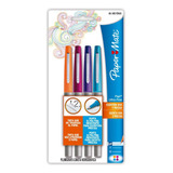 Caneta Hidrográfica Paper Mate Flair Ultra Fina 4 Cores