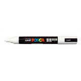 Caneta Marcador Branca Uni