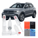 Caneta Micro Pintura Retoque Cor Vw T cross Pronta Para Uso