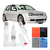 Caneta Micro Pintura Vw Golf Cor Prata Reflex Cód La7w 8e8e