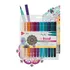 Caneta Sketch Brush 12 Cores Tris Boho Chic Ponta Dupla