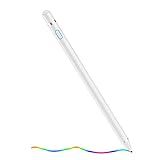 Caneta Stylus Digital Lápis Ponta Fina Ativa Para Telas De Toque, Compatível Com Iphone Ipad E Outros Tablets (branco)