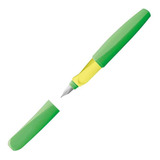 Caneta Tinteiro Pelikan Twist Ponta M Neon Green