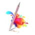 Caneta Touch Ponta Fina Stylus Alta Precisão Universal Rose Things Nerd