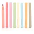 Canetas Marca-texto Fofas Zeyar Aesthetic, Cores Creme, Chis