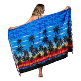 Canga De Praia E Piscina Estampas Moda Verão Aleatorio