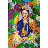 Canga Praia Frida Kahlo Pintora Mexicana Viscose 100% Verão 