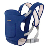 Canguru Bebê Ergonômico Carregador Azul Passeio Aiebao
