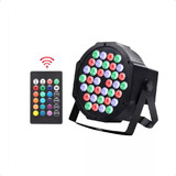 Canhão Refletor Par 64 Rgb 36 Leds 1w Dmx Strobo Slim 110v 220v