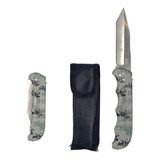 Canivete Automatico Camuflado Militar