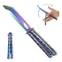 Canivete Faca Butterfly Faca Taticas Afiada Raibown Titanium
