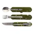Canivete Multifuncoes Kit Talher Garfo Faca Colher Abridor