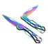 Canivete Rainbow Buterfly Tático Pesca Multifunção 15cm Inox