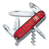 Canivete Suíço Victorinox Spartan 12 Funções Vermelho Translúcido