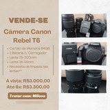 Canon Rebel T6 Com
