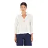 Cantão - Blusa Algodão Enrugado Poá - Nova Com Tag