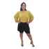 Cantão - Blusa Voil Maquinetada Boho - Nova Com Tag